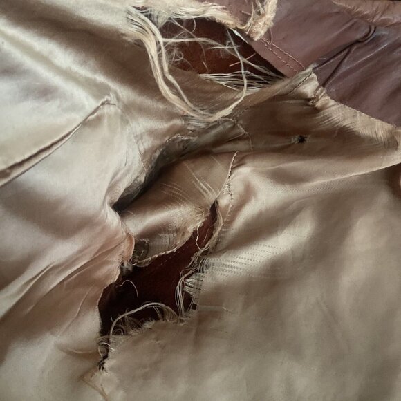 North Street NY USA Woman S (11) Vintage 60s 50s Brown Leather Works Jacket - Picture 9 of 10